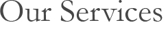 Our Services